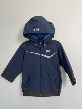 Helly Hansen Kids Shelter Jacket Waterproof Navy Size 86 / 1Yr  (12-18 months)